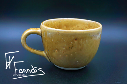 Flói bolli með sandi úr Hvítá / Flói cup with sand from glacier river Hvítá (400 ml)