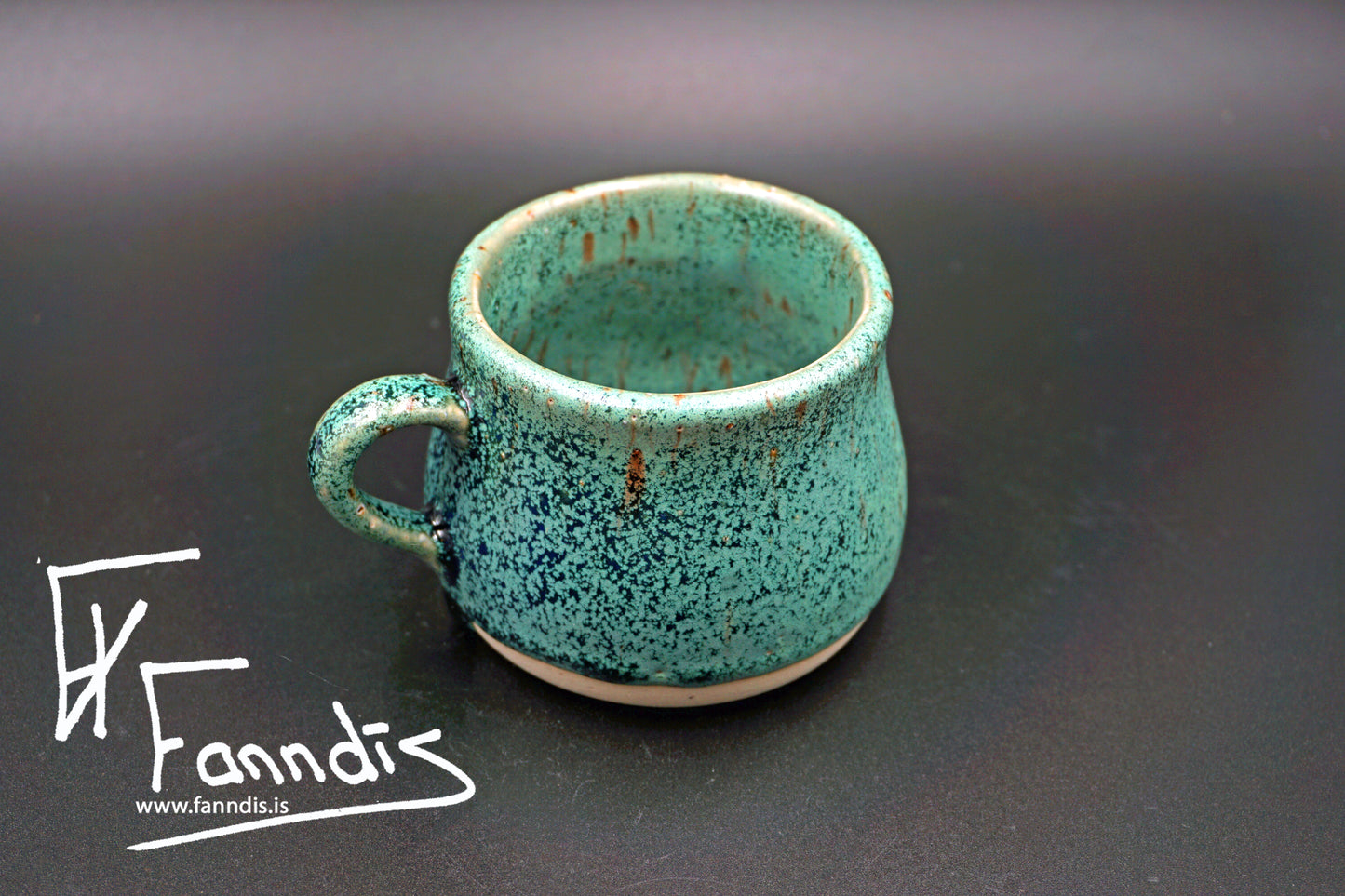 Flói bolli með sandi úr Hvítá / Flói cup with sand from glacier river Hvítá (150 ml)