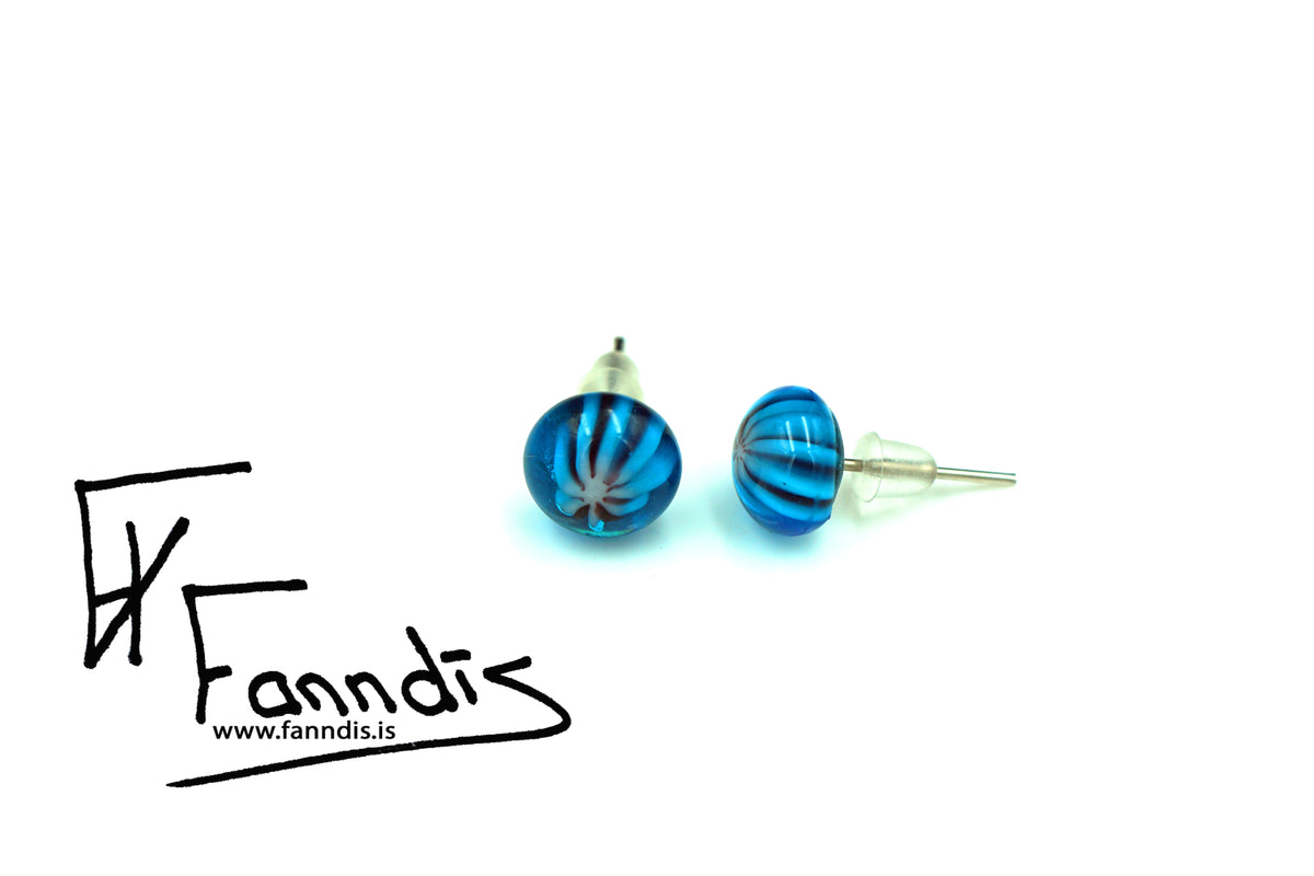 Gler pinna eyrnalokkar / Glass stud earrings