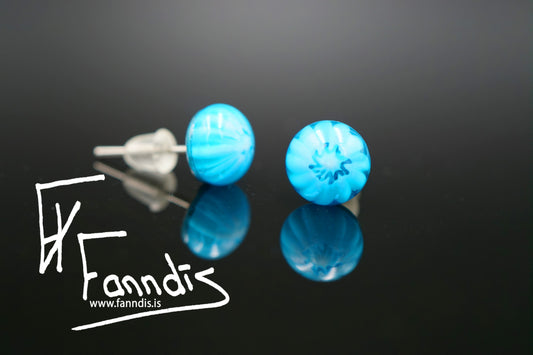 Gler pinna eyrnalokkar / Glass stud earrings