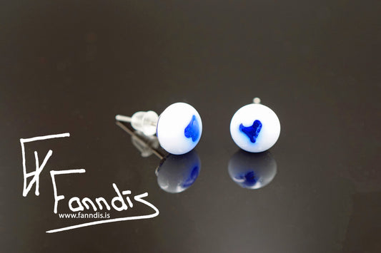 Gler pinna eyrnalokkar / Glass stud earrings
