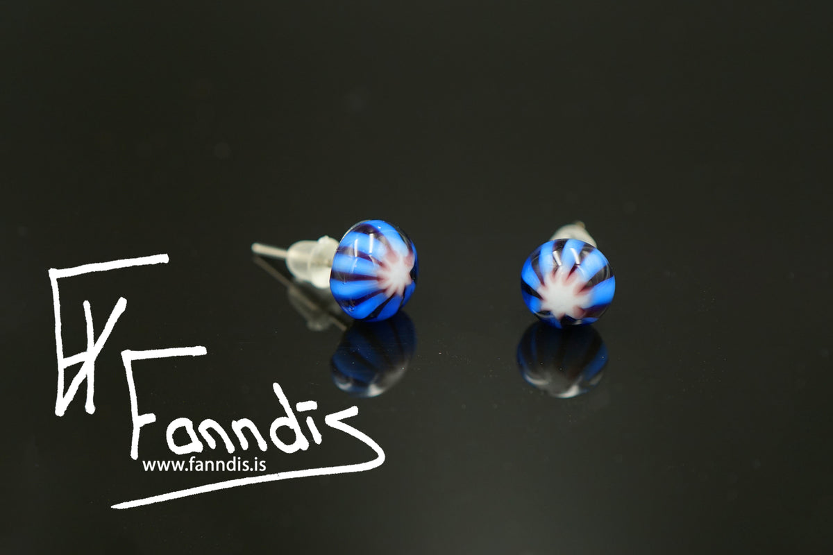 Gler pinna eyrnalokkar / Glass stud earrings