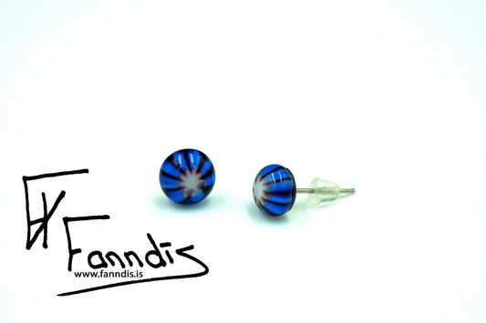 Gler pinna eyrnalokkar / Glass stud earrings