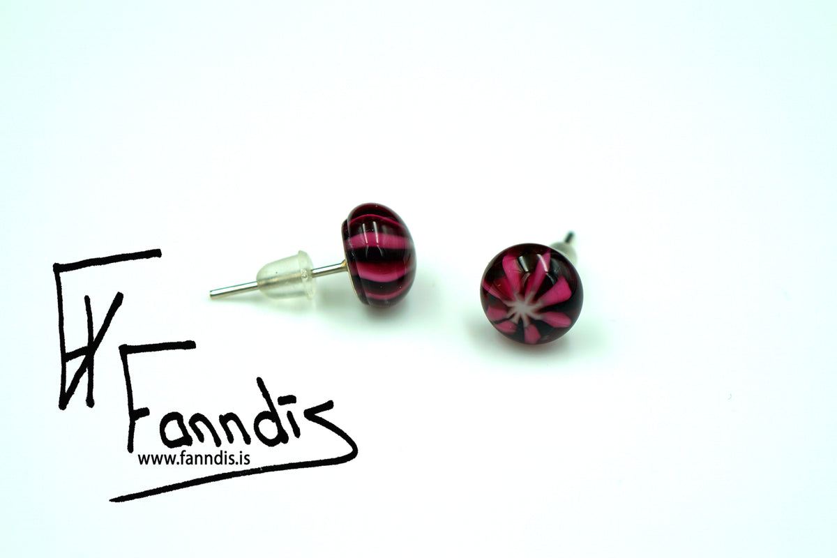 Gler pinna eyrnalokkar / Glass stud earrings