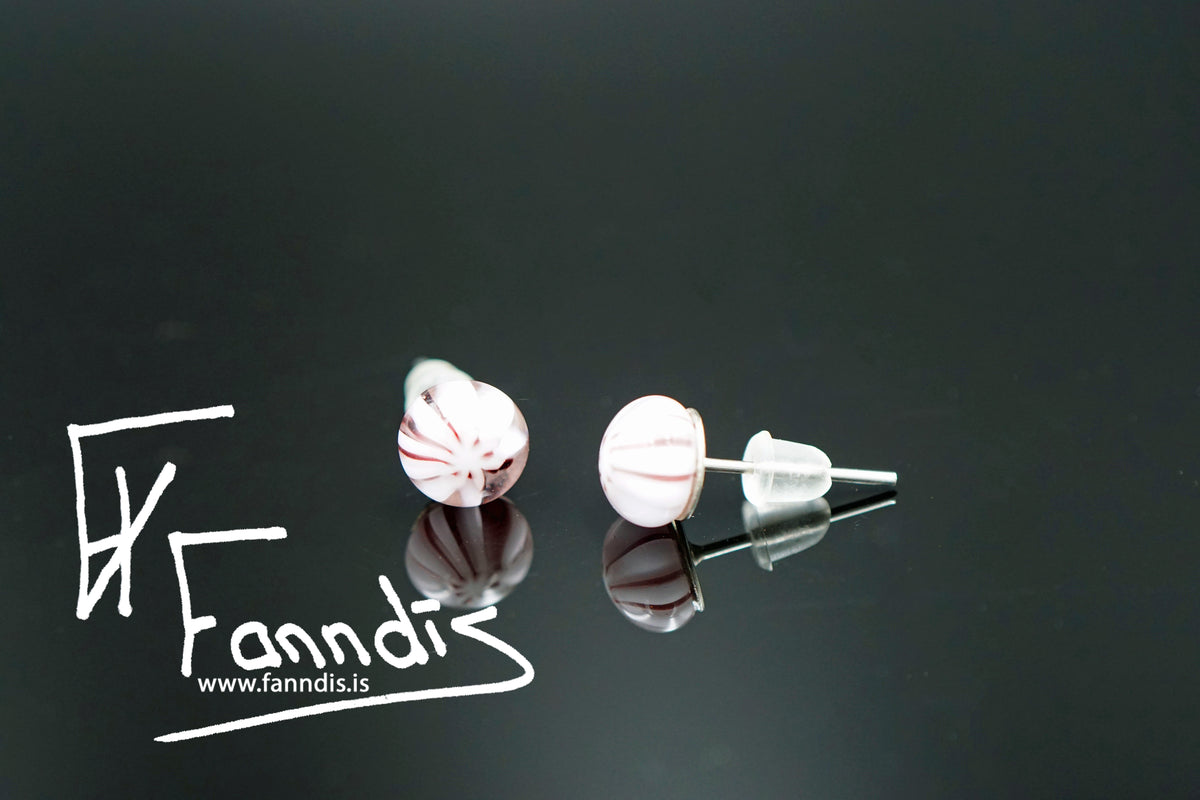 Gler pinna eyrnalokkar / Glass stud earrings