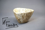 Flói skál með sandi úr Hvítá Lítil / Flói bowl with sand from glacier river Hvítá Small (180 ml)